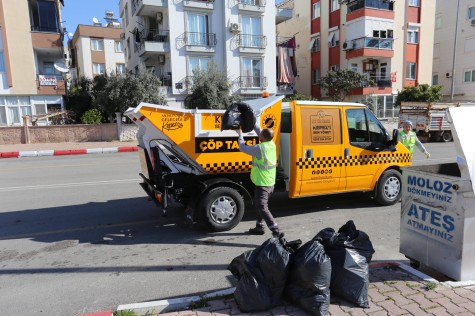 Kepez’den  ‘Çöp Taksi’ hizmeti