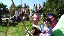 Anneler ve çocukları sanatla buluştu