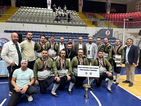 Kepez Belediyesi’ne halk oyunlarında Antalya il birinciliği