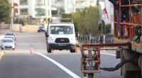 Kepez’in yol çizgileri yenileniyor