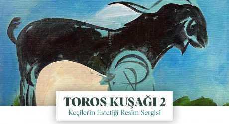 Toroslar’ın simgesi keçiler, sanatın büyüsüyle tuvalde