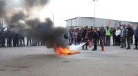 Kepez’den çalışanlarına yangın eğitimi