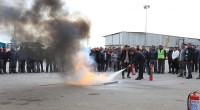 Kepez’den çalışanlarına yangın eğitimi