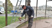 Kepez’in Merih Elmas Niğdeli parkı yenilendi