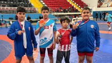 Kepez’in güreşçileri birinci oldu