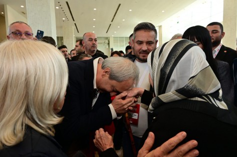 92 yaşında “Cumhuriyetimize sahip çıkmaya geldim” dedi