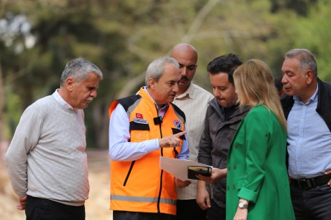 Kocagöz, dere ıslah çalışmalarını inceledi