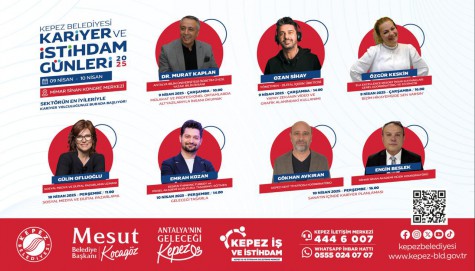 Kepez‘in Kariyer ve İstihdam Günleri: 9-10 Nisan’da