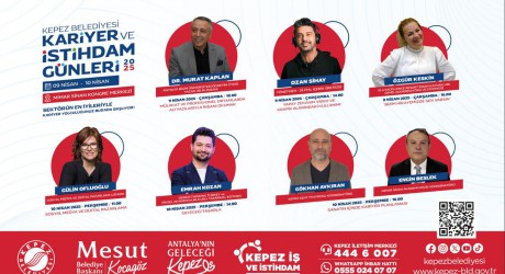 Kepez‘in Kariyer ve İstihdam Günleri: 9-10 Nisan’da