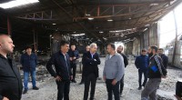 Kocagöz, Hurdacılar Sitesi’nde esnafın yanında