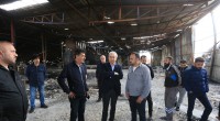 Kocagöz, Hurdacılar Sitesi’nde esnafın yanında