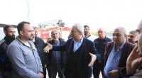 Kocagöz, Hurdacılar Sitesi’nde esnafın yanında