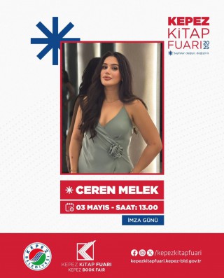 Yazar Ceren Melek, Kepez Kitap Fuarı’nda