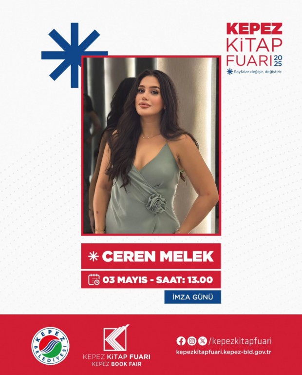 Yazar Ceren Melek, Kepez Kitap Fuarı’nda