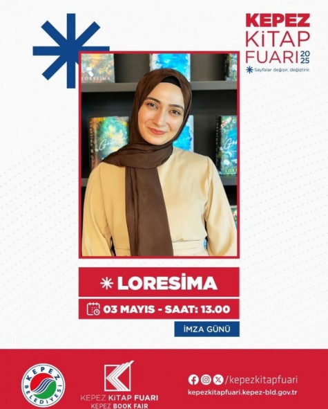 Yazar Loresima, Kepez Kitap Fuarı’nda