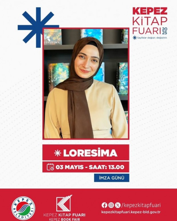 Yazar Loresima, Kepez Kitap Fuarı’nda