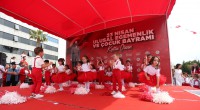 Kepez’de çocukların 23 Nisan heyecanı