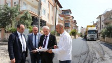 Kepez’den Barış Mahallesi’ne sıcak asfalt