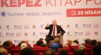 Uğur Dündar, Kepez Kitap Fuarı’nda “Basın Özgürlüğü”nü anlattı