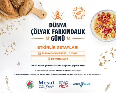 Kepez’de Dünya Çölyak Günü’nde glutensiz farkındalık etkinliği  