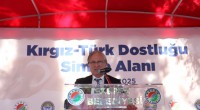 Kepez’den Dokumapark’a “Kırgız-Türk Dostluğu Simge Alanı”