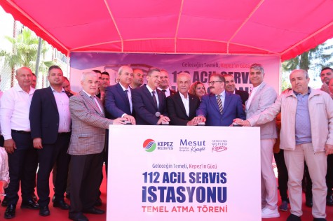 Kepez’de 112 Acil Sağlık İstasyonu temeli atıldı