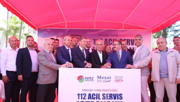 Kepez’de 112 Acil Sağlık İstasyonu temeli atıldı 