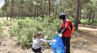 Kepez Belediyesi ve öğrencilerden anlamlı çevre temizliği