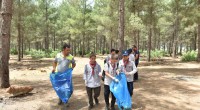 Kepez Belediyesi ve öğrencilerden anlamlı çevre temizliği