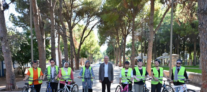 Kocagöz’den bisiklet eğitiminde kadınlara tam destek
