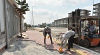 Kepez’den Aydoğmuş Mahallesi’nde kaldırım çalışması