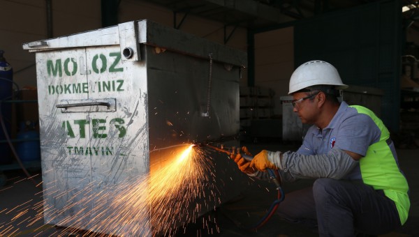 Kepez Belediyesi’nden Ekonomik ve Sürdürülebilir Konteyner Üretimi 