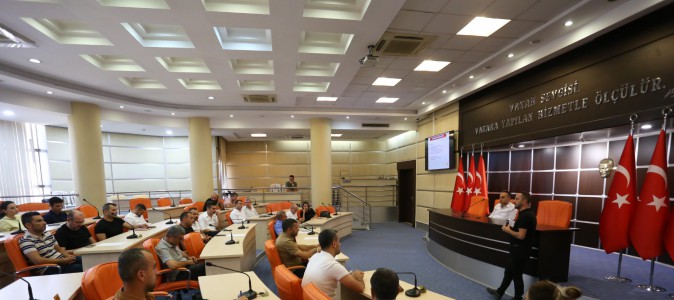 Kepez’den iş güvenliğine dijital ve görsel destek