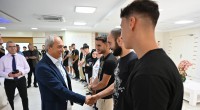 Başkan Kocagöz, Kick Boks sporcularını ağırladı