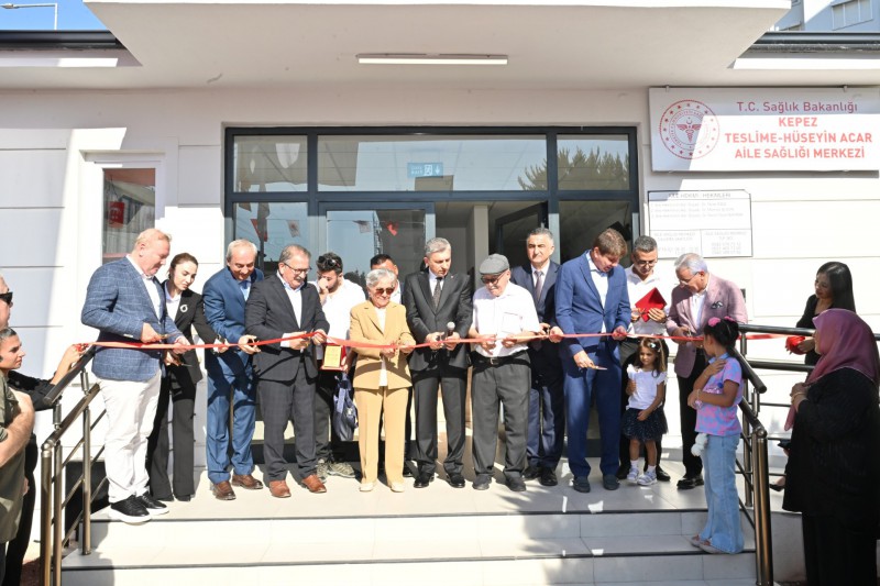 Kepez’de Yeni Aile Sağlığı Merkezi Hizmete Girdi!