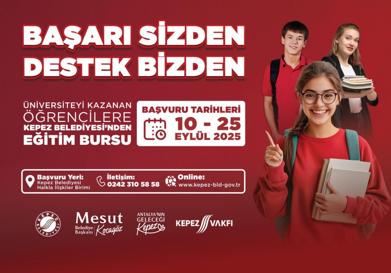 Kepez’den Üniversite Öğrencilerine Burs Desteği