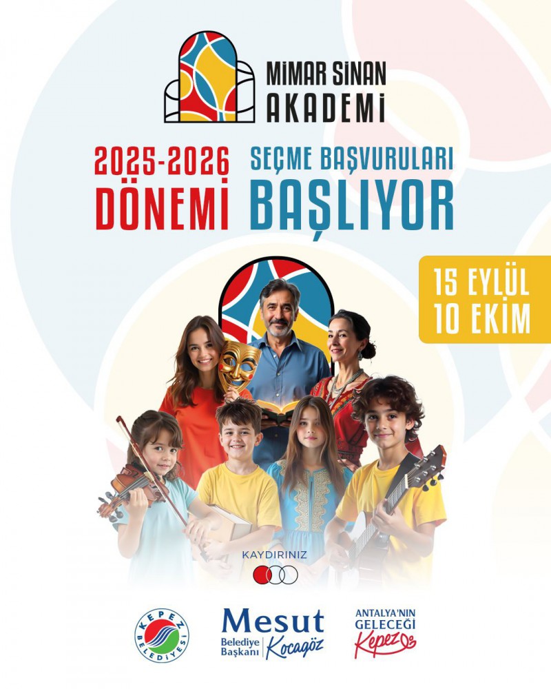 Sanatseverler İçin Mimar Sinan Akademi Başvuruları!