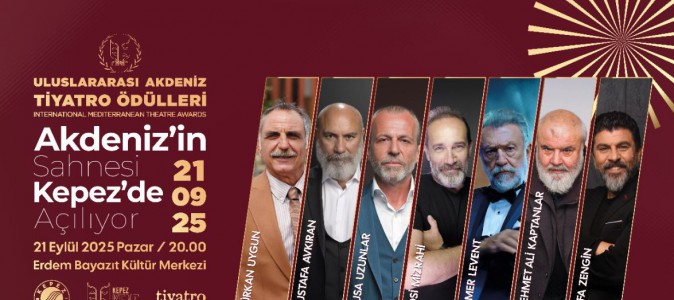 Uluslararası Akdeniz Tiyatro Ödülleri Töreni’ne yıldız yağmuru