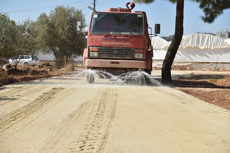 Kepez’de 28 Sokakta Asfalt Hazırlığı Başladı