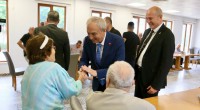 Kaymakam Dervişoğlu ve Başkan Kocagöz, Şefkat ve Huzurevi’ni ziyaret etti