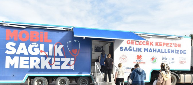 Kepez’in Mobil Sağlık Merkezi Duraliler’de