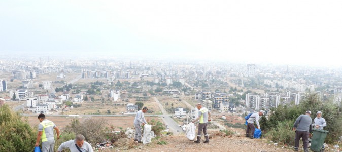 Çankaya’da temizlik seferberliği; 80 çuval çöp toplandı