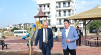 Kocagöz, Şelale Mahallesi’ne kazandırılan yeni park alanını inceledi