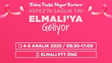 Kepez’in Mobil Sağlık Merkezi 4-5 Aralık’ta Elmalı’da