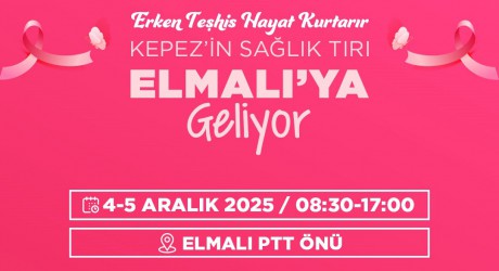 Kepez’in Mobil Sağlık Merkezi 4-5 Aralık’ta Elmalı’da