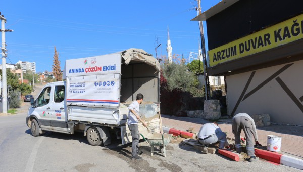 Kepez’in Anında Çözüm Ekibi 7/24 iş başında 