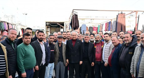 Başkan Kocagöz’den Güneş pazarı esnafına müjde!