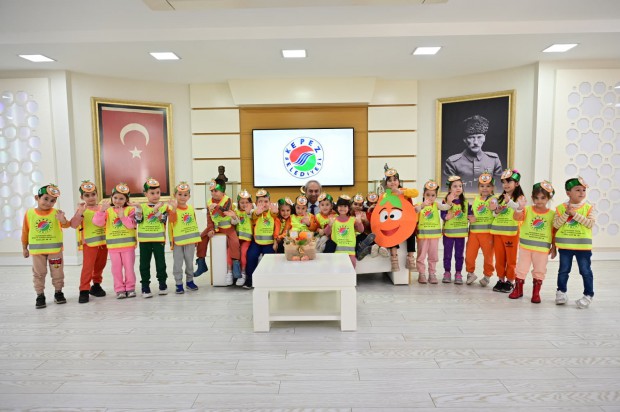 Kepez’in kreş öğrencilerinden Yerli Malı Hastası’nda en güzel etkinlik