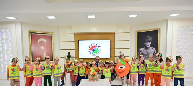 Kepez’in kreş öğrencilerinden Yerli Malı Hastası’nda en güzel etkinlik