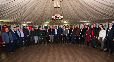 Kocagöz, yol arkadaşlarına Kepez’in hizmetlerini anlattı; gelecek yılın rotasını çizdi